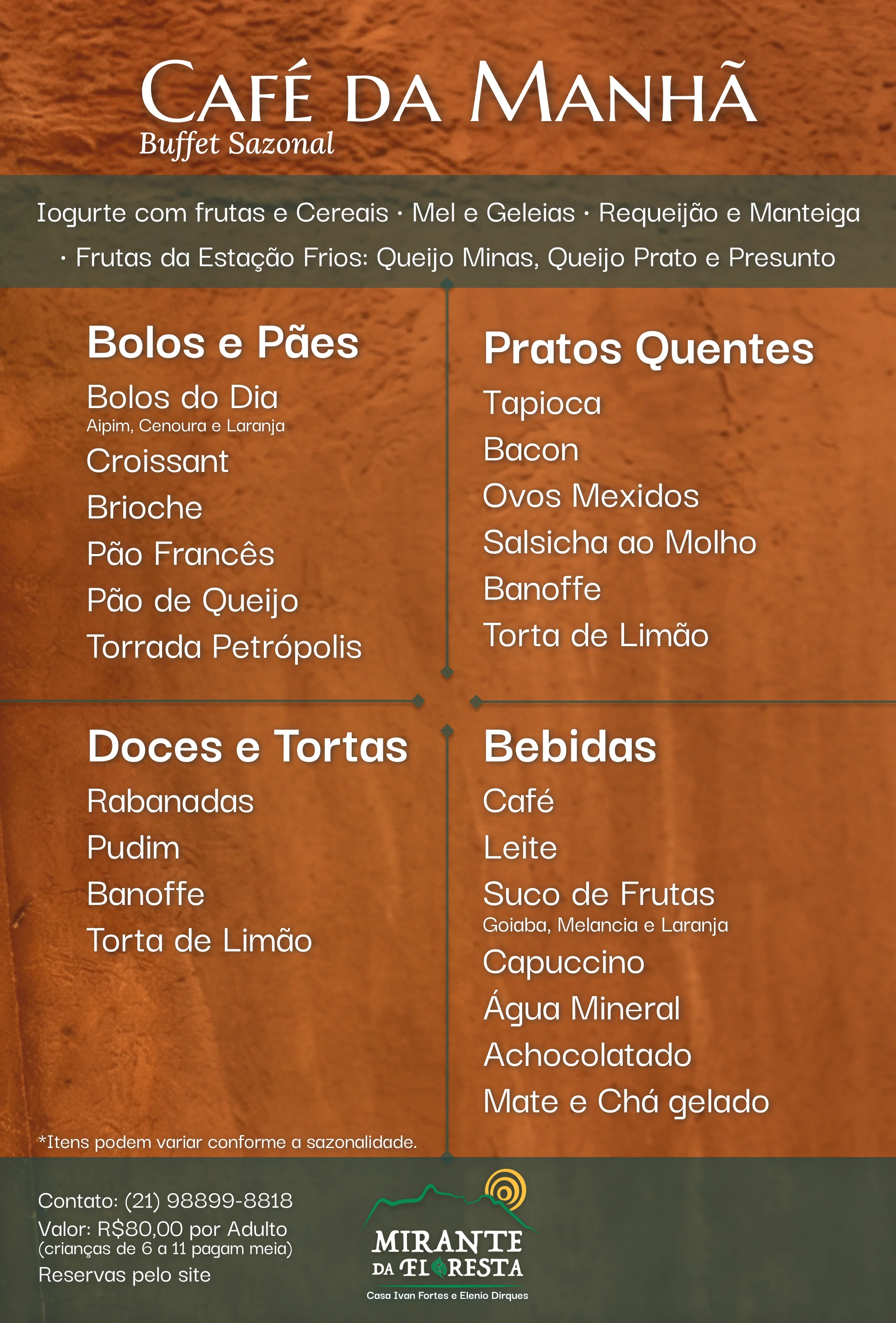 Mesa de Café da Manhã